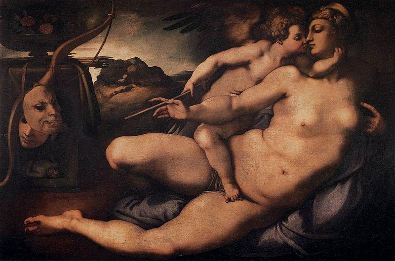 Jacopo Pontormo Venus and Cupid France oil painting art